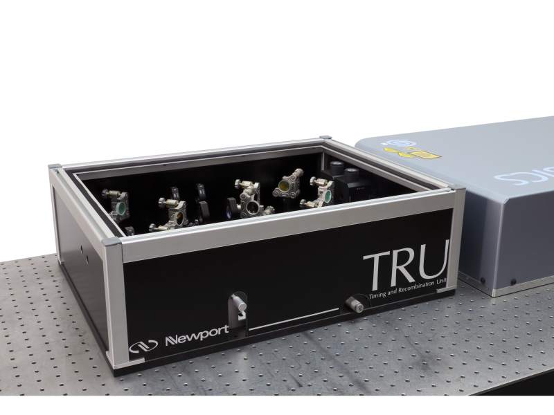 Timing and Recombination Unit for Dual Output Laser Sources