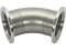 ISO-KF Flange Smooth Radius 45 Degree Elbow Fittings