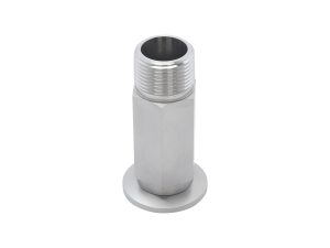 Stainless Steel ISO-KF to NPT-M Pipe Adapters
