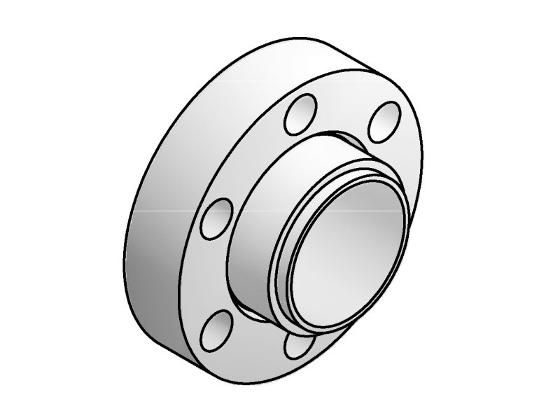 1.33 in. CF Flange Rotatable Weld Stubs