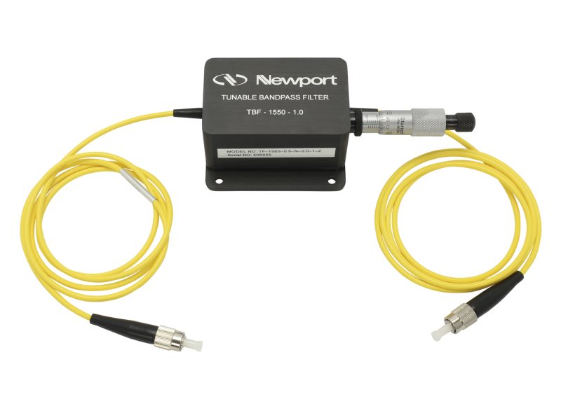 Tunable Bandpass Fiber Optic Filter