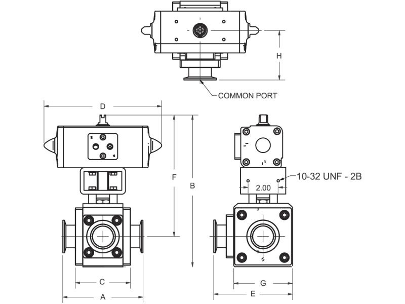 High Vacuum Ball Valves