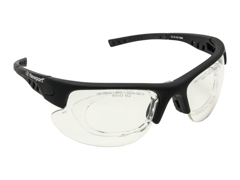 Semi-Rimless Laser Safety Glasses