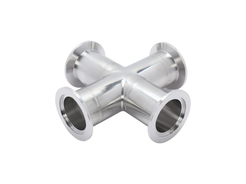 ISO-KF Flange 4-Way Cross Fittings