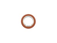 ISO-KF Stainless Steel Centering Rings with Silicone O-Ring