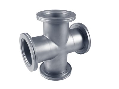 ISO-MF Vacuum Flange 4-Way Crosses