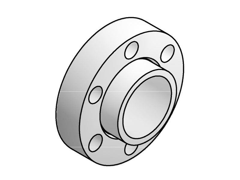 1.33 in. CF Flange Rotatable Weld Stubs