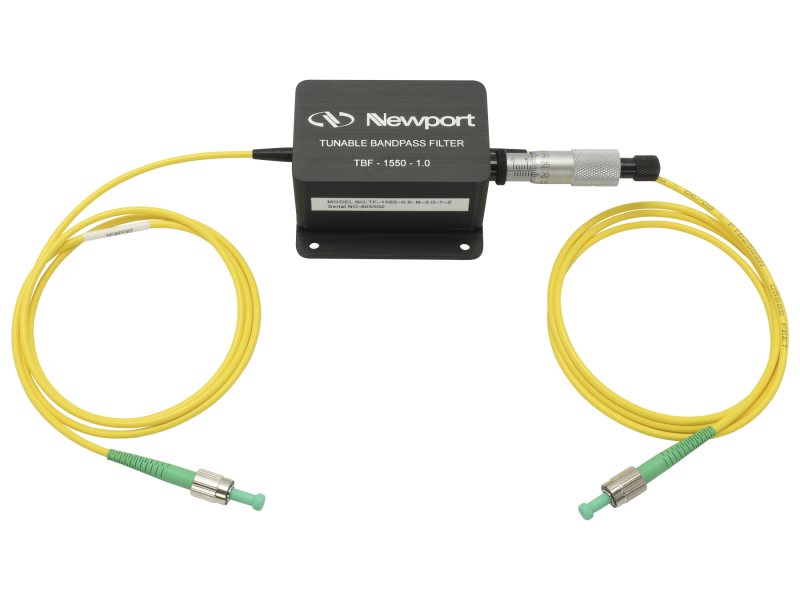 Tunable Bandpass Fiber Optic Filter