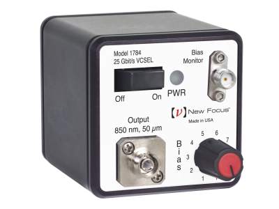 Fiber-Coupled 25 Gbit VCSEL Laser Source