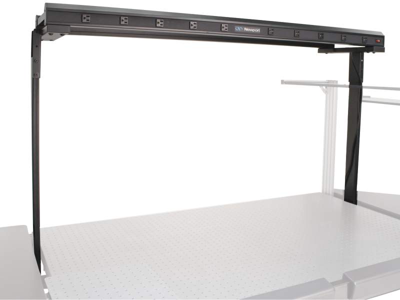 Overhead Shelves for Optical Workstations