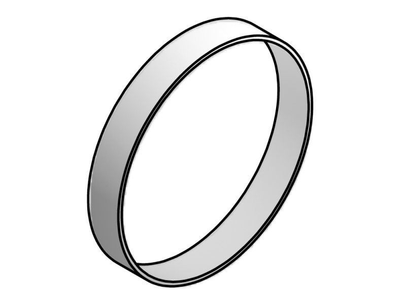 ISO-KF Flange Overpressure Rings