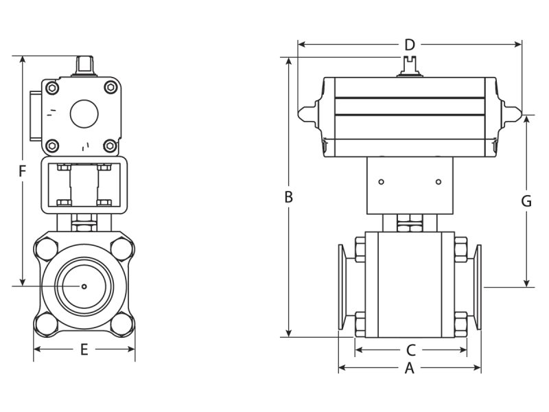 High Vacuum Ball Valves