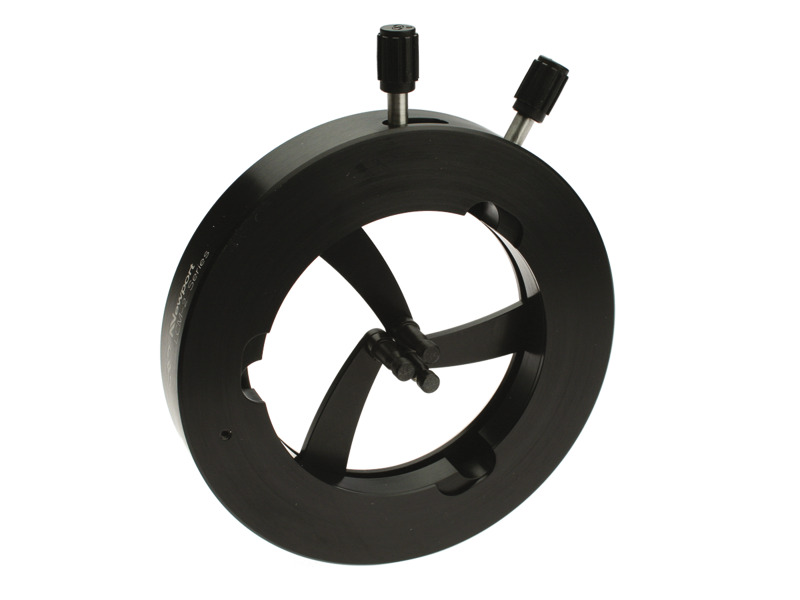 Spring-Loaded Self-Centering Variable Size Lens Mounts