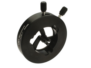 Spring-Loaded Self-Centering Variable Size Lens Mounts