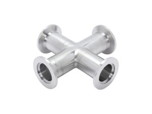 ISO-KF Flange 4-Way Cross Fittings