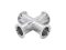 ISO-KF Flange 4-Way Cross Fittings