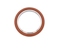 ISO-KF Stainless Steel Centering Rings with Silicone O-Ring