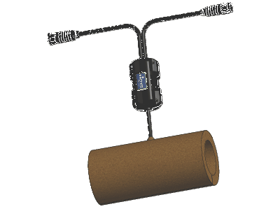 120 VAC Polyimide Metal Wall Hose Heater Jackets