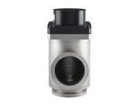 low-profile, single-stage, bellows-sealed vacuum valve