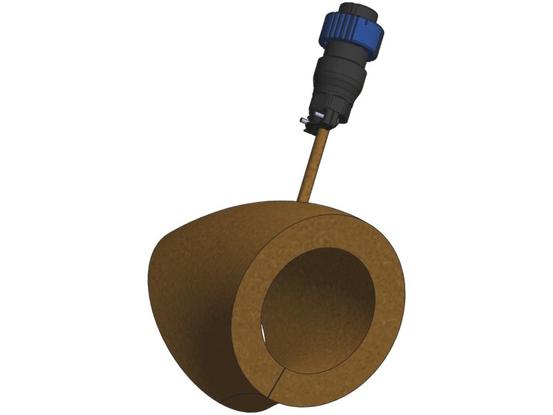 120 VAC Polyimide 45 Degree Elbow Heater Jackets