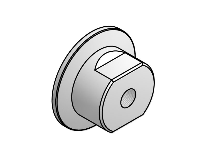 Aluminum ISO-KF to NPT-F Pipe Adapters