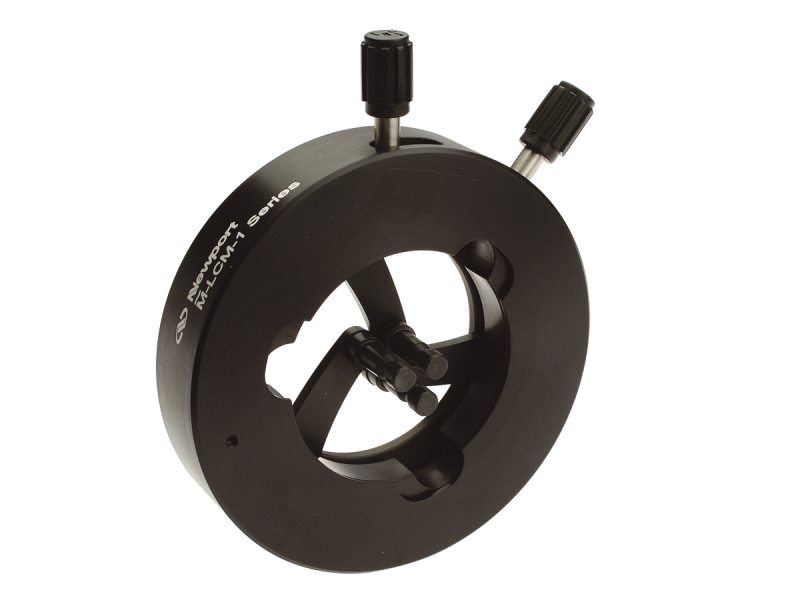 Spring-Loaded Self-Centering Variable Size Lens Mounts