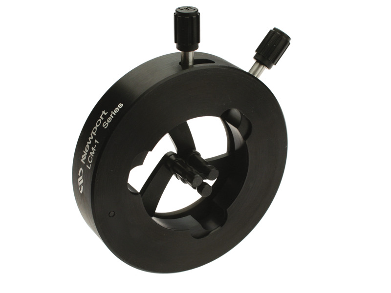 Spring-Loaded Self-Centering Variable Size Lens Mounts