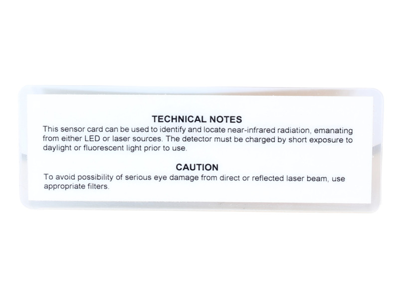 Near Infrared (NIR) Sensor Cards