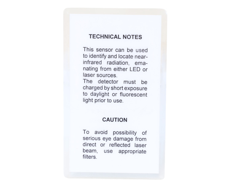 Near Infrared (NIR) Sensor Cards