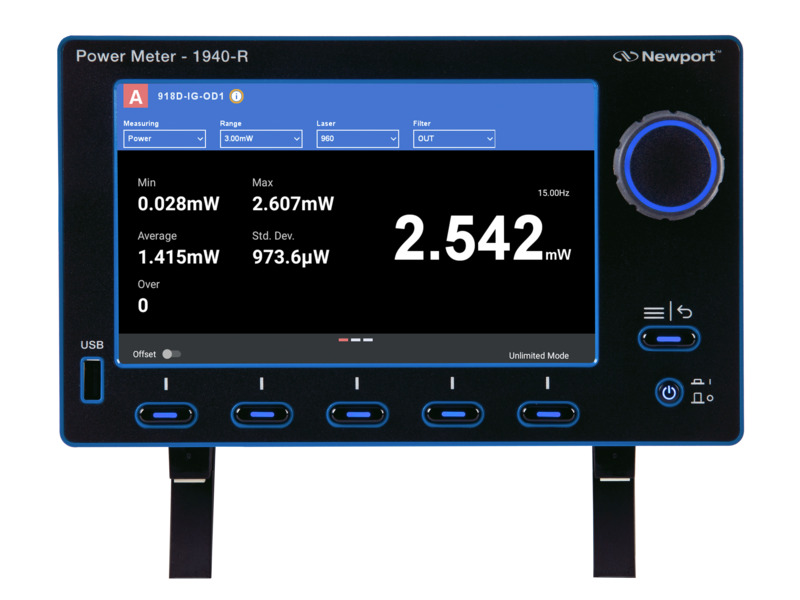 1940-R and 2940-R Benchtop Optical Power Meters